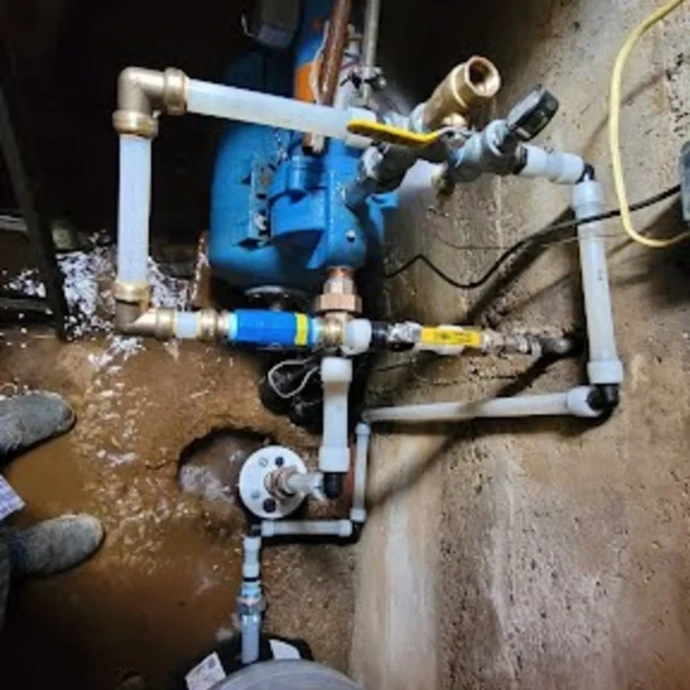 well pump on floor